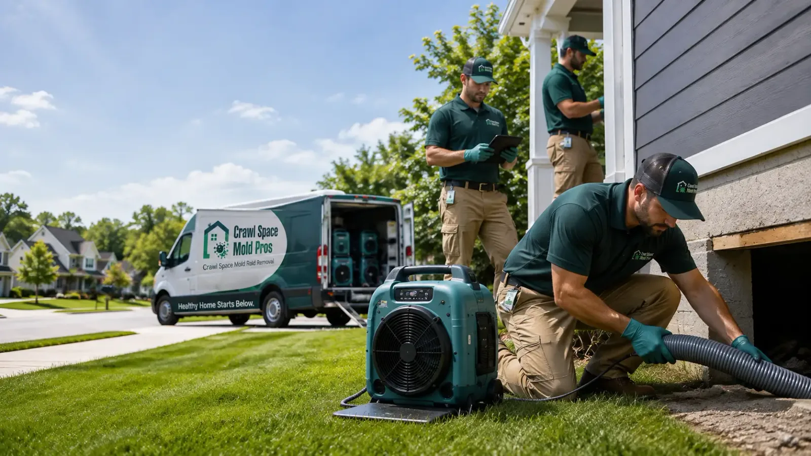 Crawl Space Mold Removal in Hugo, MN